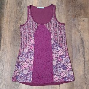 Tunic fashion tank